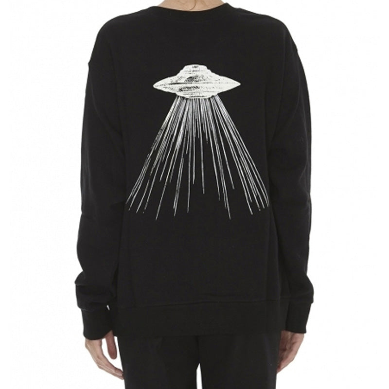 (WMNS) Gucci Pure Cotton Printing Pullover Long Sleeves Hoodie Black 469250-X9C77-1948