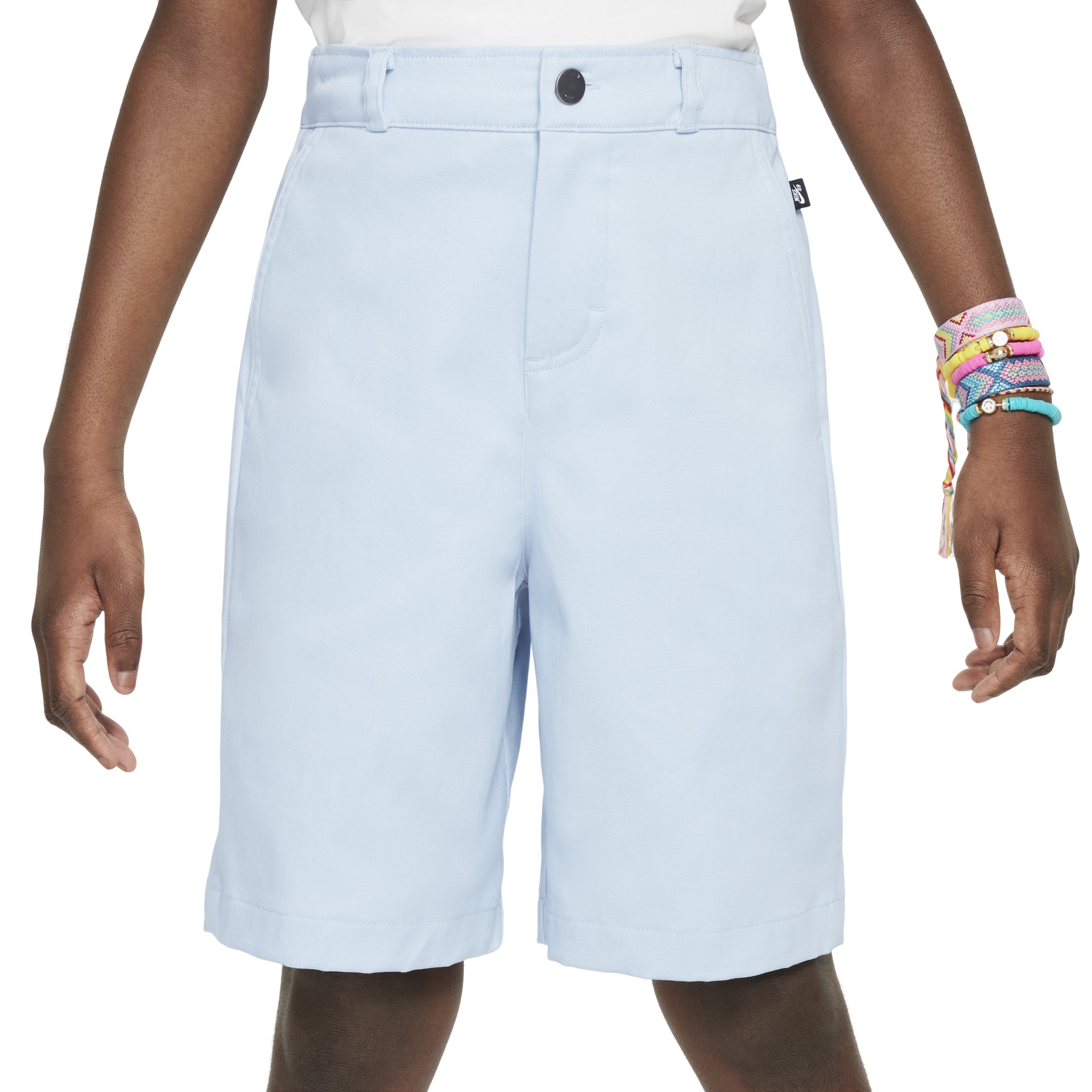 (GS) Nike SB Chino Skate Shorts 'Light Armory Blue' FN9217-440