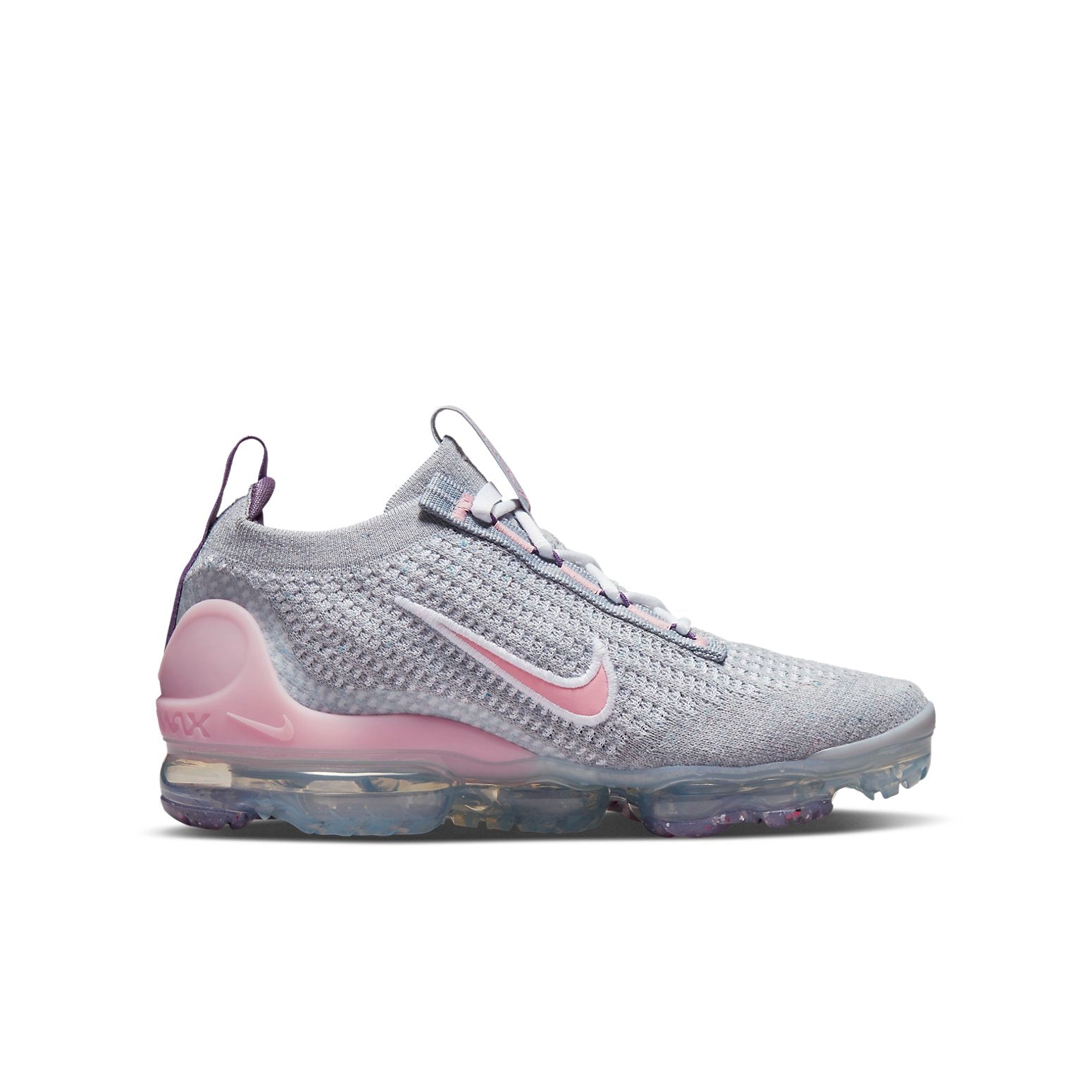 (GS) Nike Air VaporMax 2021 Flyknit 'Wolf Grey Pink Glaze' DB1550-007