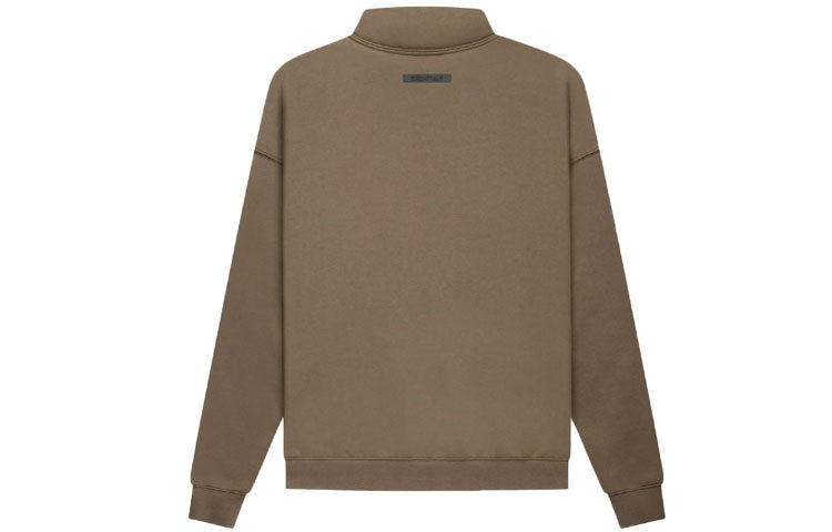 Fear of God Essentials FW21 Pullover Mock Neck Sweatshirt 'Harvest' FOG-FW21-011