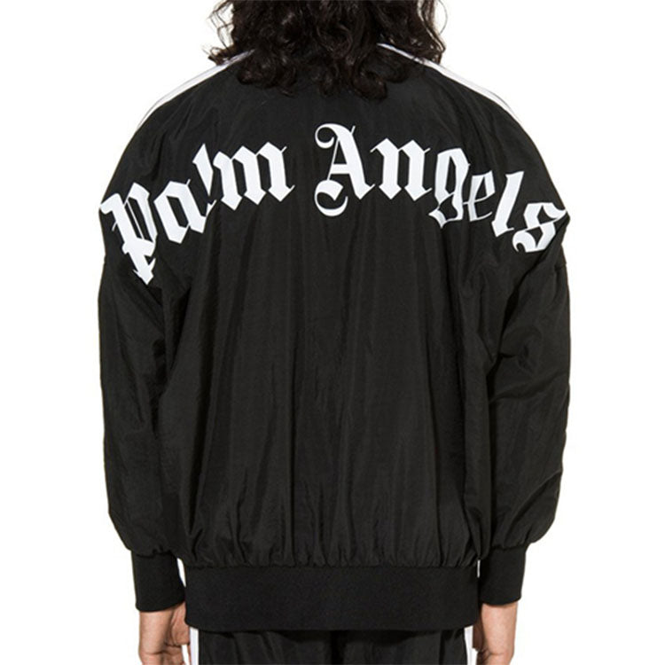 Men's PALM ANGELS Brown Angel Jacket Black PMBD014S195070071001