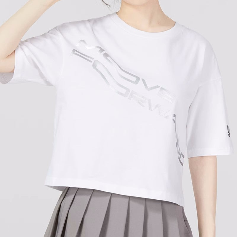 (WMNS) adidas Neo Logo T-Shirts 'White' IA6757