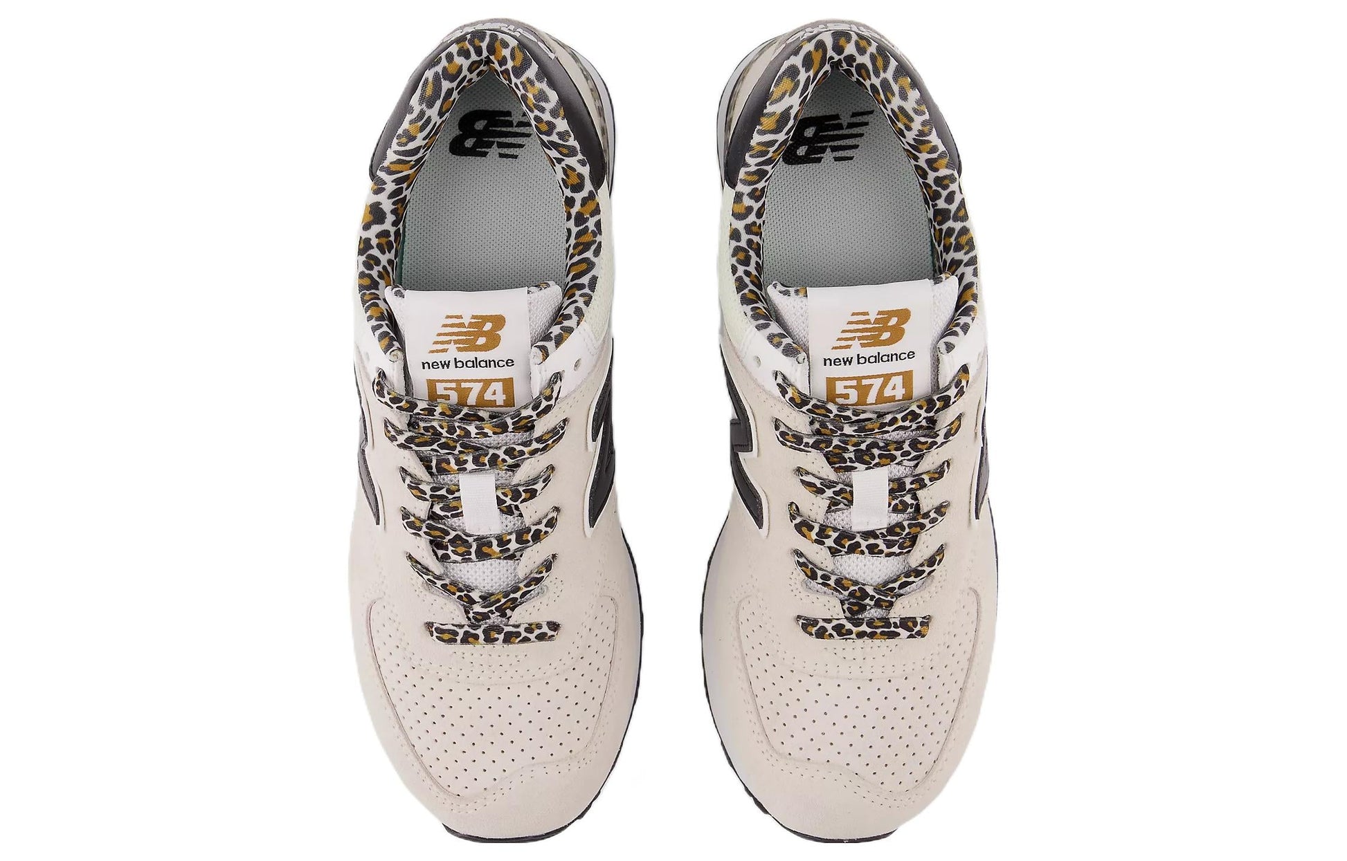 (WMNS) New Balance 574 'White Black Brown' WL574AT2