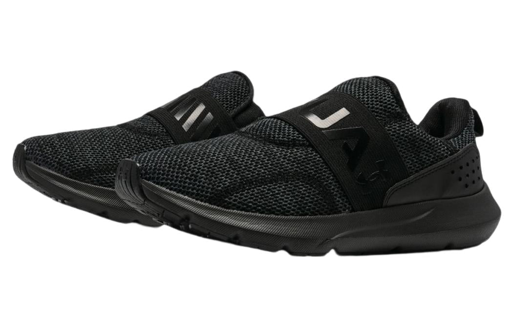 (WMNS) Under Armour Surge 3 Slip 'Triple Black' 3026507-002