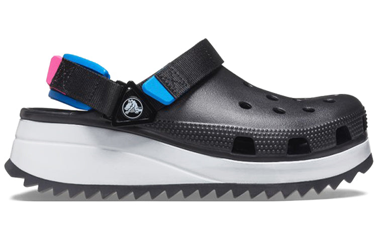 Crocs Classic Hiker Clog Sports Black Blue Red Sandals 'Black Blue Red' 206772-001