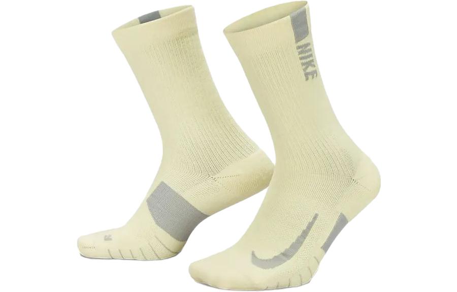 Nike Multiplier Logo Socks 'Beige Grey' SX7557-938