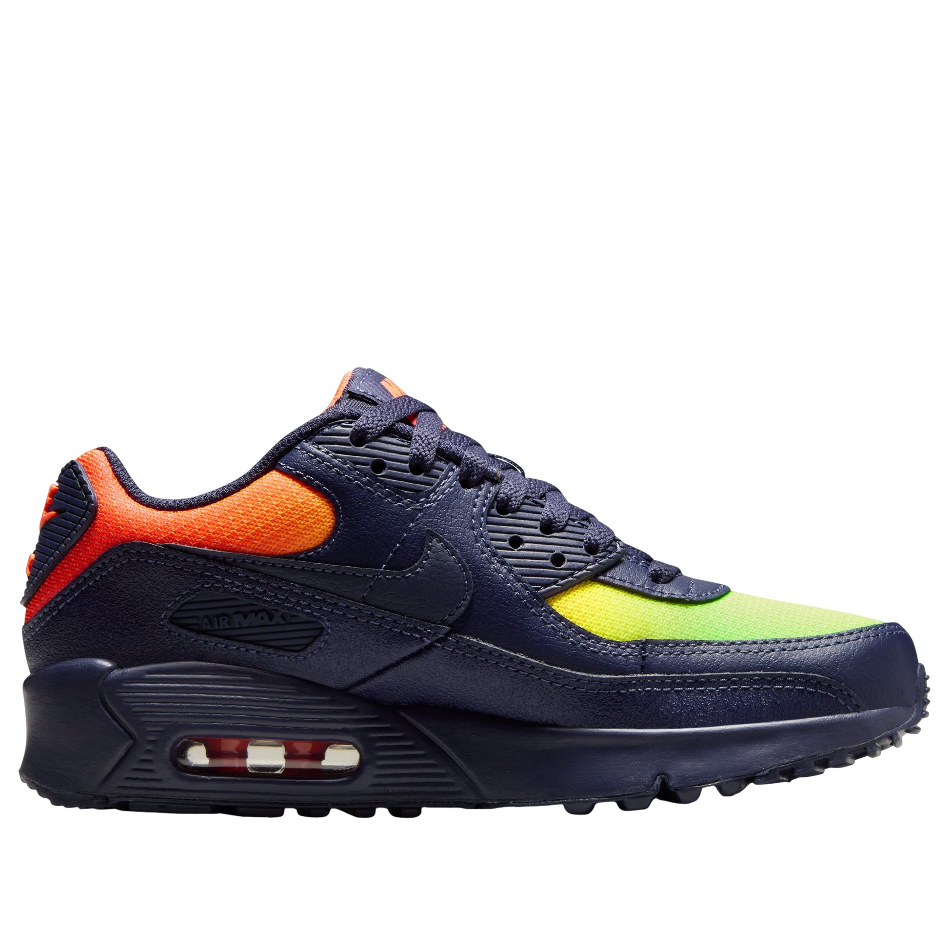 (GS) Nike Air Max 90 LTR 'Lemon Venom Hyper Crimson Laser Orange' CD6864-701