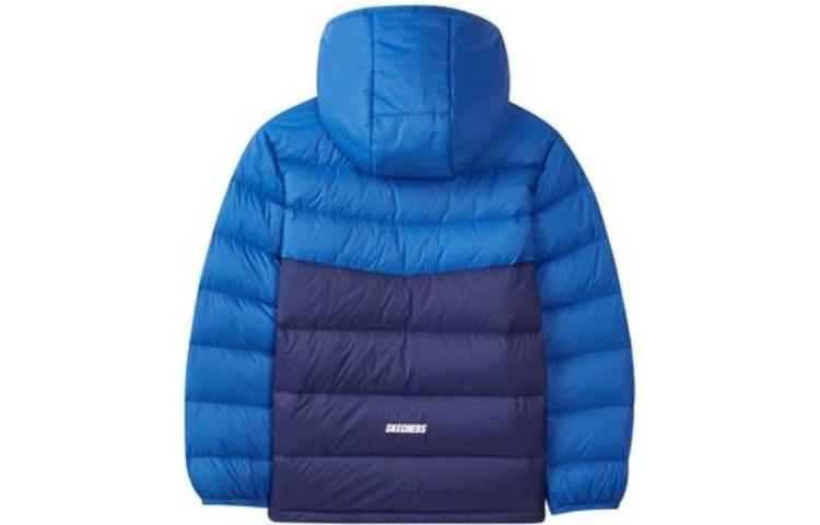 (GS) Skechers Down Jacket 'Red Black Blue Pink White' L321K108