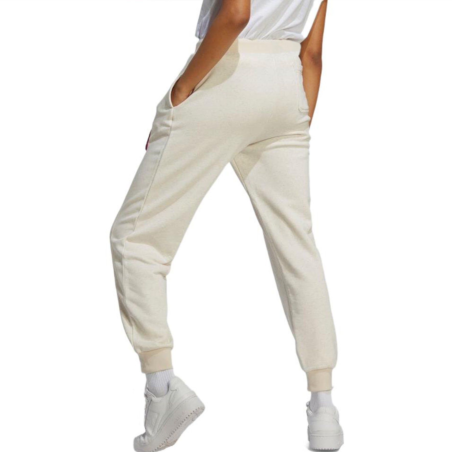 (WMNS) adidas Originals 3-Stripes Leg Sweatpants Asia Sizing 'Beige' IC5239