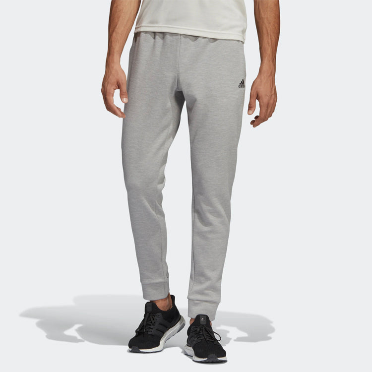 adidas Casual Straight Knit Sports Long Pants Gray DU1147