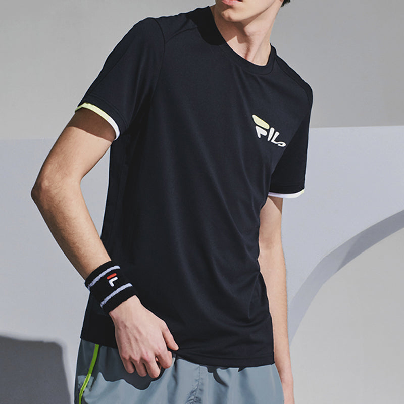 1FILA ATHLETICS Sports Running Quick Dry Black A11M022101F-BK