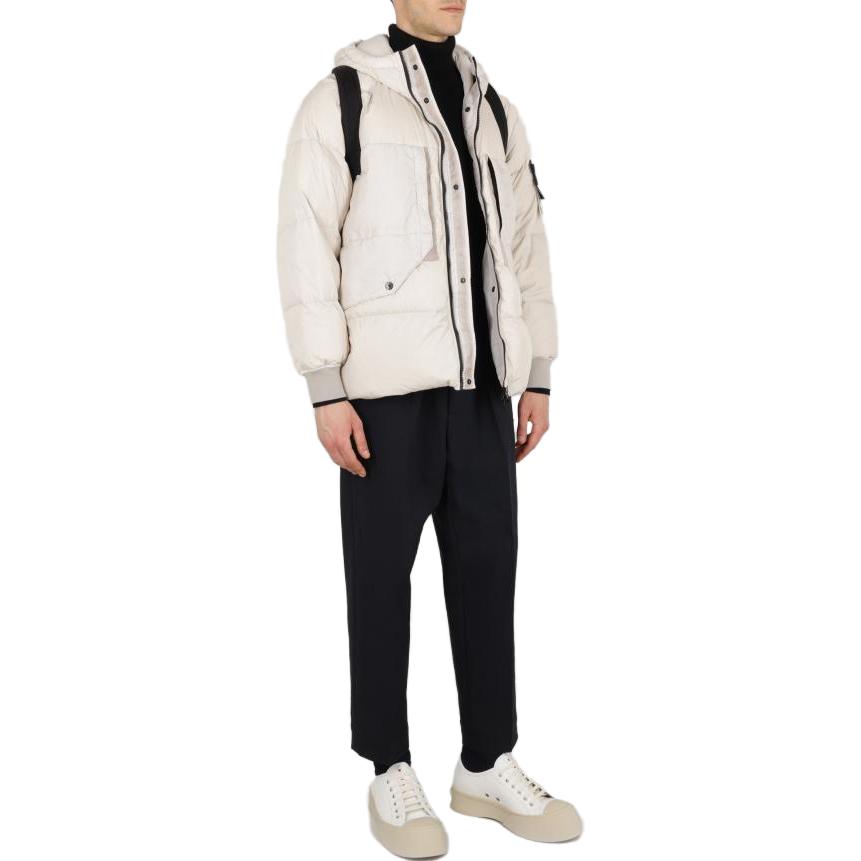 STONE ISLAND Down Jacket 'Cream' 791540723-V0097