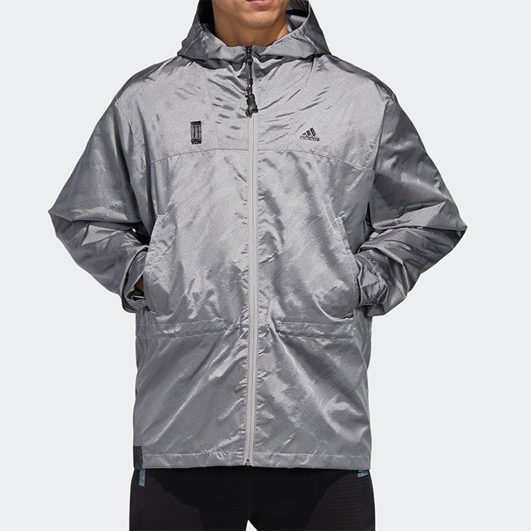 adidas WJ JKT Tiger Sports Stylish Jacket Silver GF4038