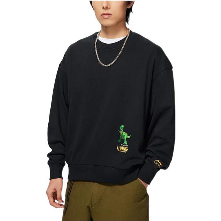 Li-Ning x Disney Toy Story Sweatshirt 'Black' AWDS971-3