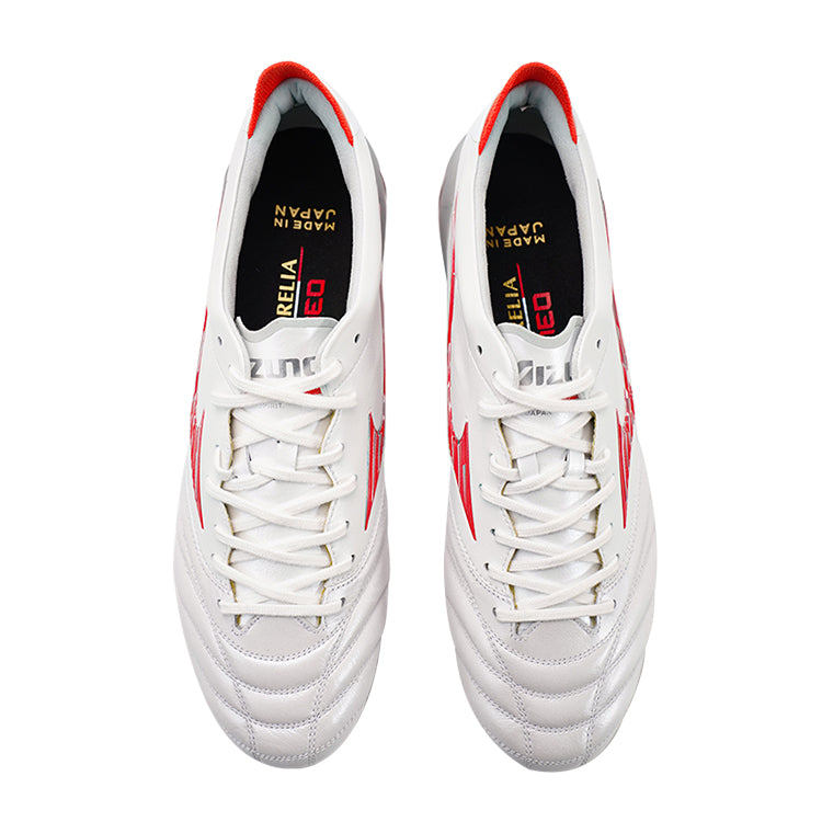 Mizuno Morelia Neo4 IV Japan Football Soccer Cleats 'White Red' P1GA243060