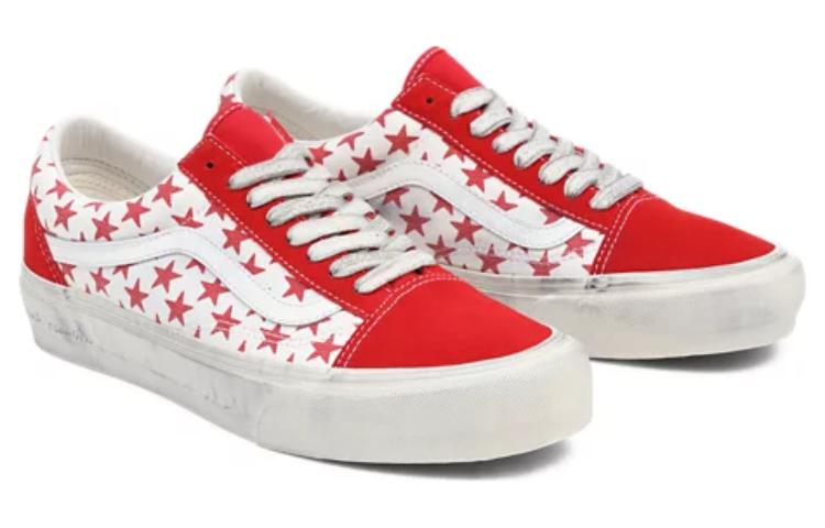 Vans Bianca Chandn x Old Skool VLT LX 'Stressed Red' VN0A4BVFY52
