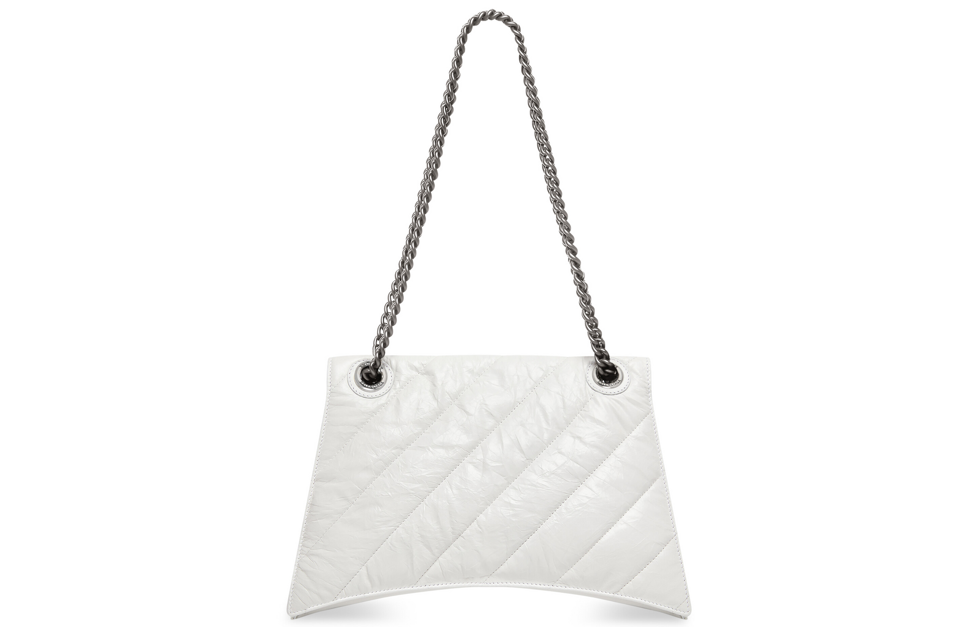 (WMNS) Balenciaga Crush Medium Chain Bag Quilted 'Optic White' 716393210J09001