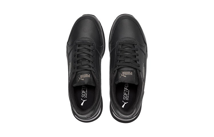(GS) PUMA ST Runner V2 Leather Low Top Black 366959-01