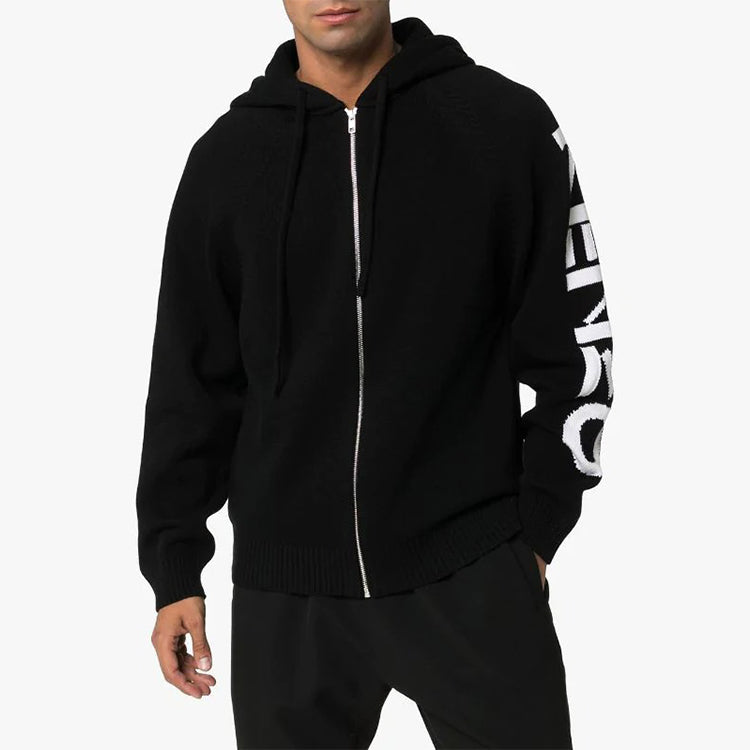 KENZO Logo Printing Jacket Coat Male Black F965CA2003BA-99