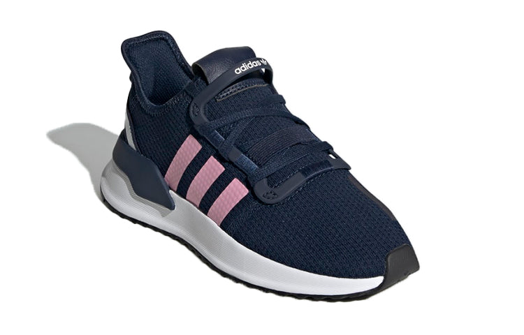 (GS) adidas U_Path Run J 'Collegiate Navy Pink' EE7430