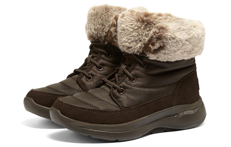 (WMNS) Skechers Go Walk Arch Fit 'Brown' 144409-CHOC