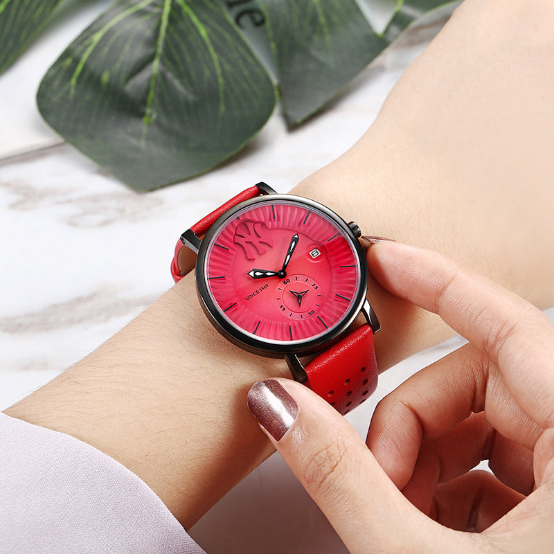 MLB Character Stylish Street Fashion Red Watch MLB-TP003-3