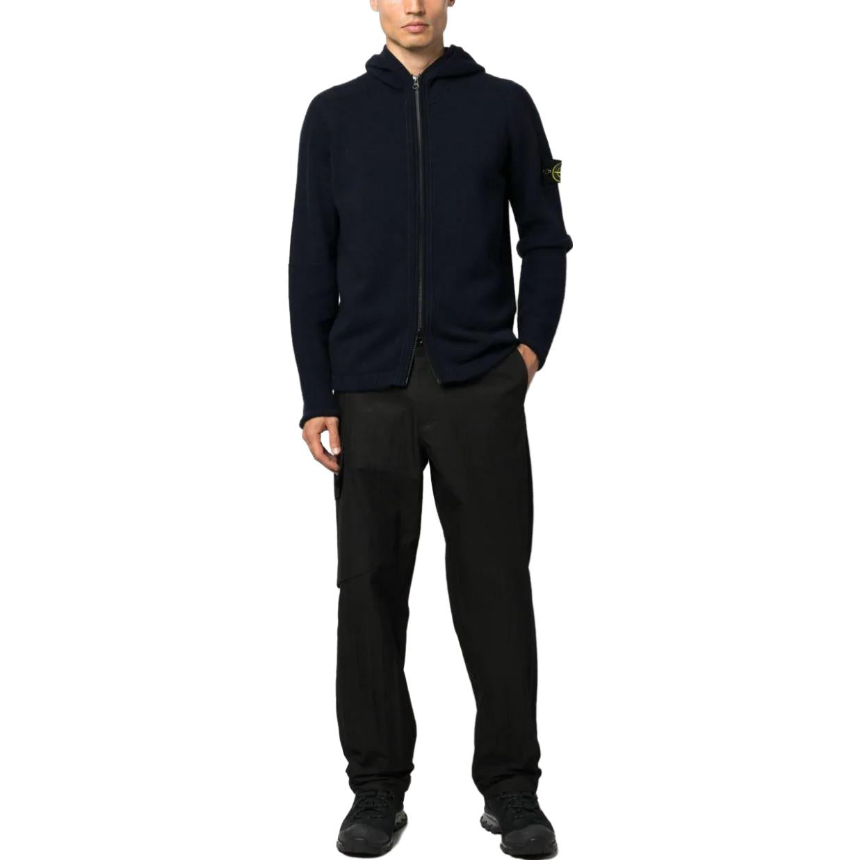 STONE ISLAND Cardigan Jacket 'Black' 7915509A3-V0020