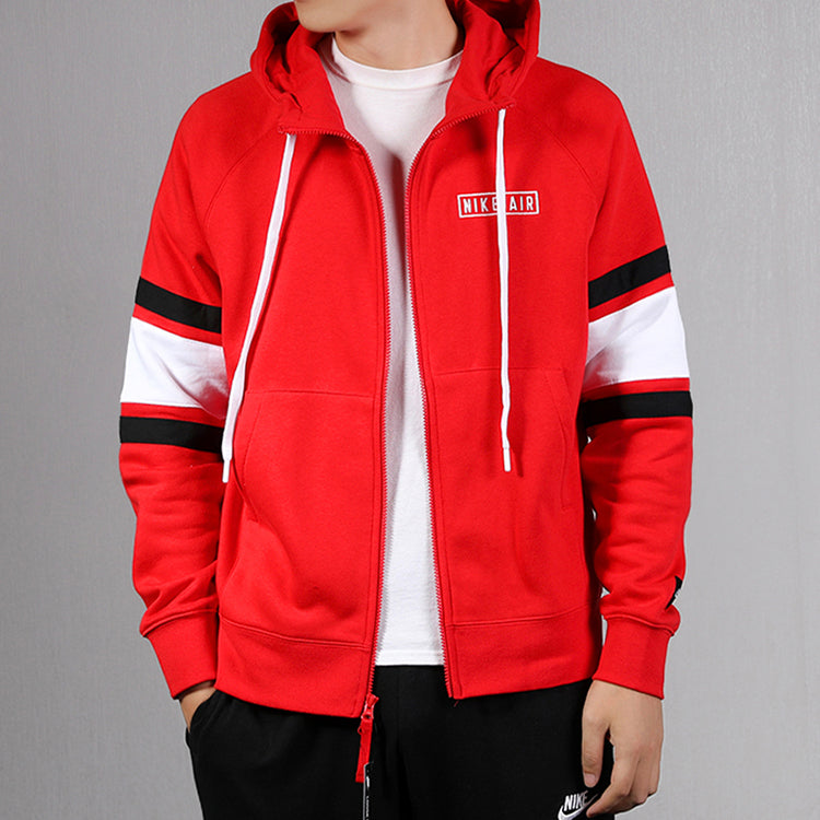 Nike Athleisure Casual Sports Hooded Jacket Red BV5150-657
