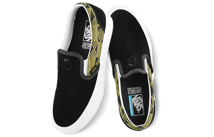 Vans Michael February x Classic Slip-On SF ' African Artwork' VN0A3MUC1L3