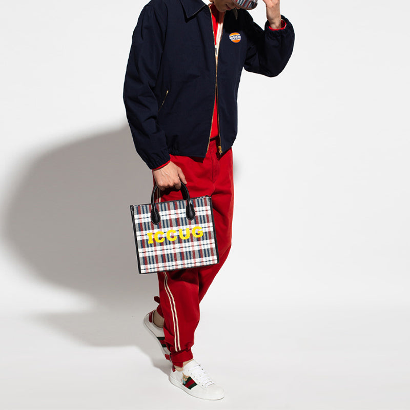Men's Gucci SS21 Cotton Buckle Long Pants/Trousers Red 660067-ZAGP0-6429