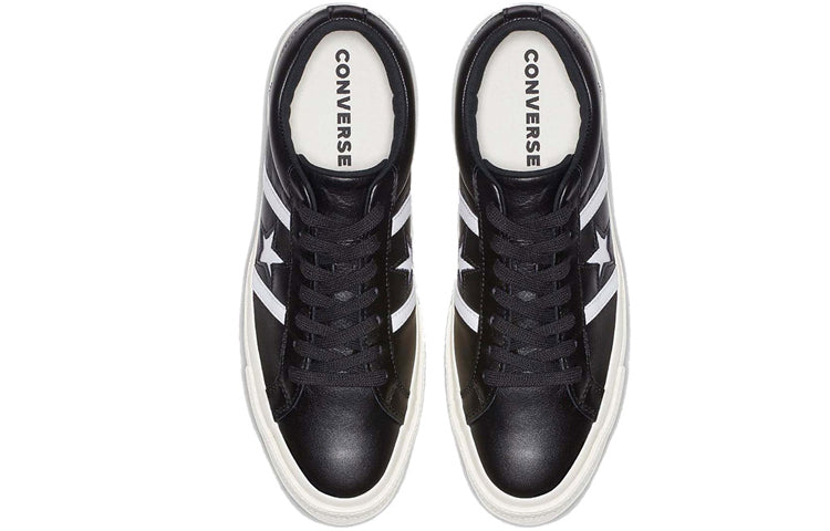 Converse One Star Academy Leather OX 'Black' 163757C