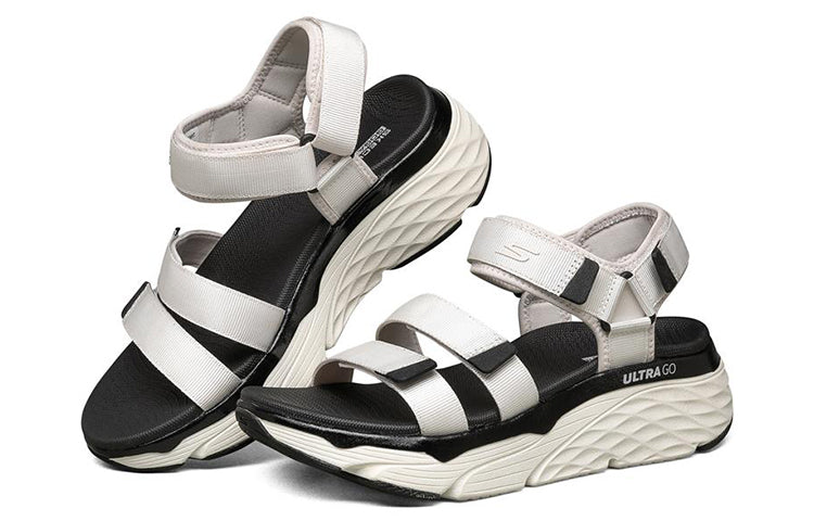 (WMNS) Skechers Max Cushioning Sandals White 140218-WHT