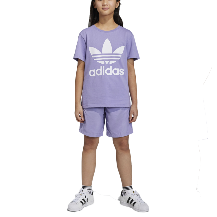(GS) adidas Originals Adicolor Shorts 'Purple' IC6265