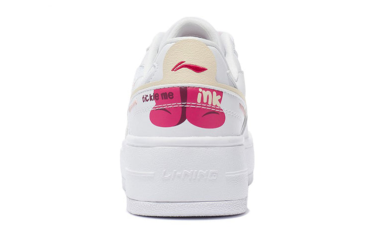 (WMNS) Li-Ning Classic Skateboarding x Disney 'White Pink Lotso' AGCR472-1