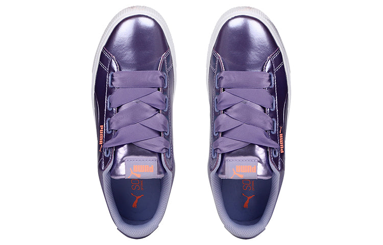 (WMNS) PUMA Vikky Stacked Ribbon P Shoes Purple/White 369728-02