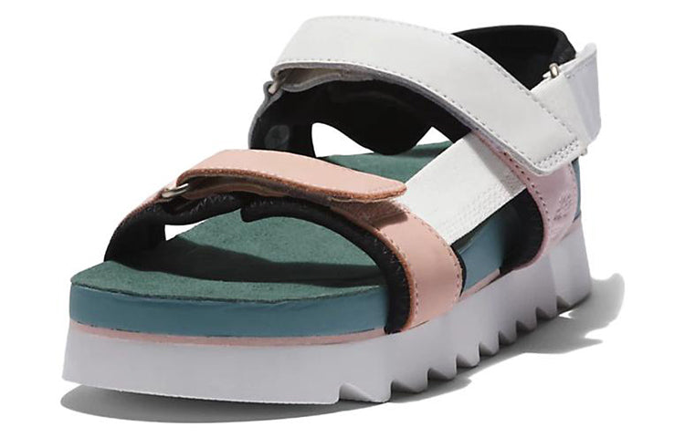 (WMNS) Timberland Santa Monica Sunrise 'White Green Pink' A41QX662