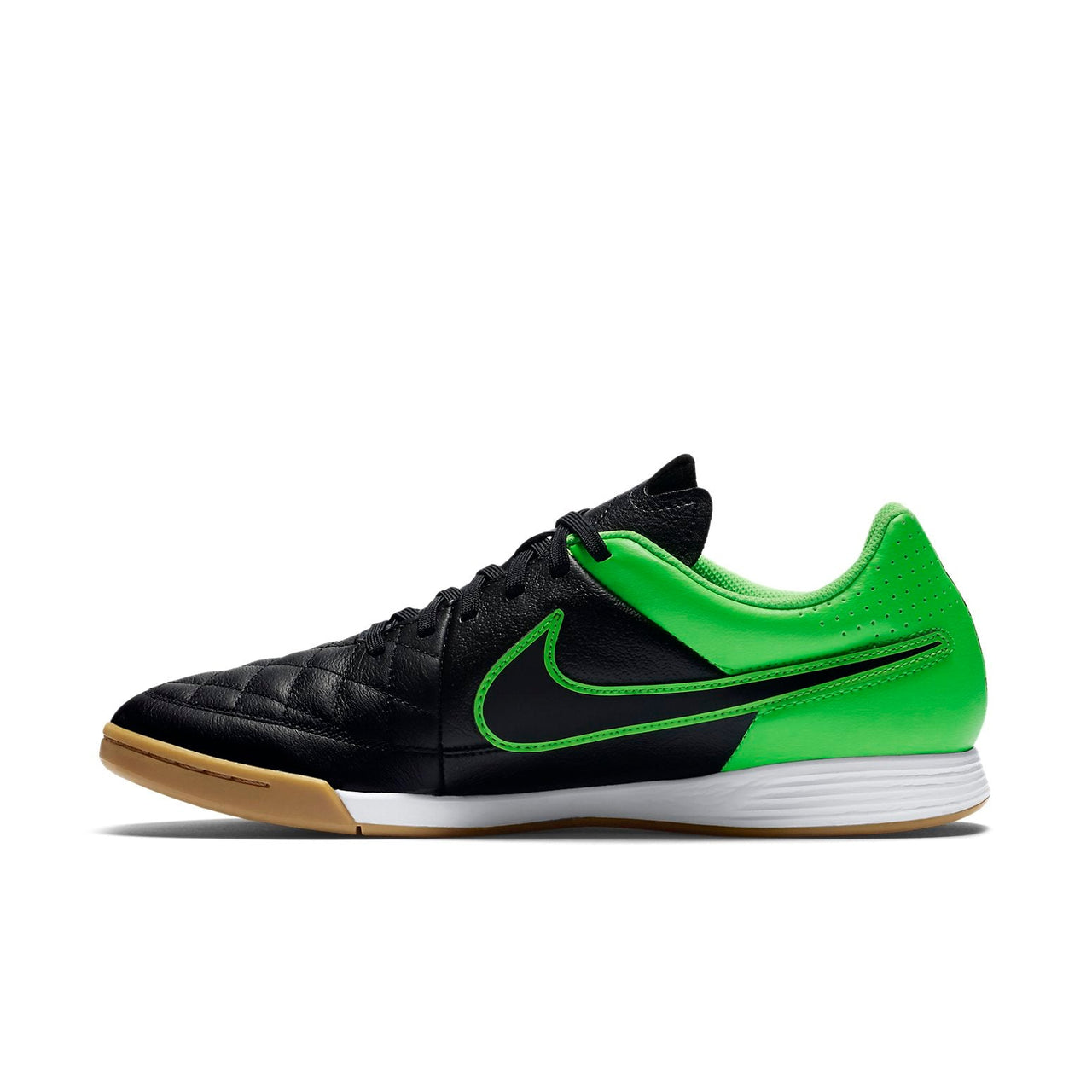 Nike Tiempo Genio Leather IC 'Black Green' 631283-003