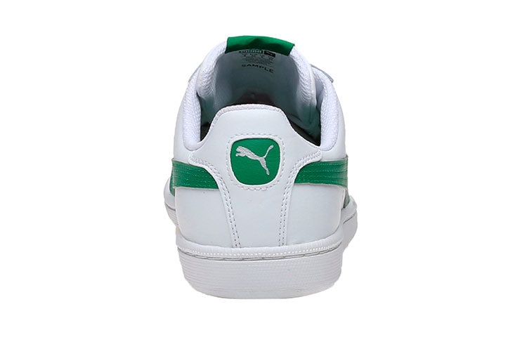 PUMA Smash Leather White/Green 356722-22