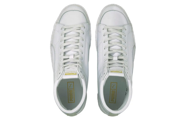 PUMA Ralph Sampson 70 Mid Suit Trainers Board Shoes White 382523-01