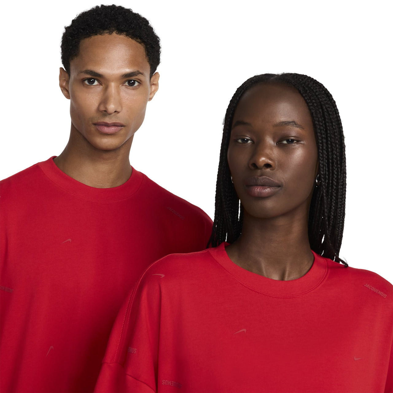 Nike x Jacquemus T-Shirt Asia Sizing 'Dark Red' HF7112-611