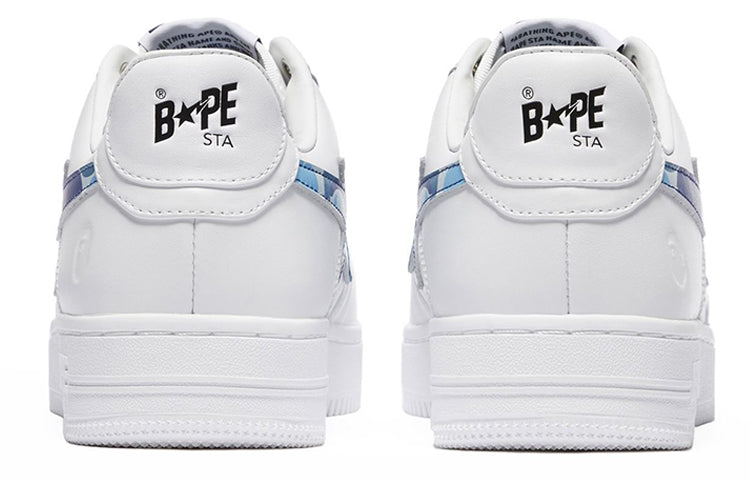 A BATHING APE Abc Camo A BATHING APE Sta Low White Blue 1H20-191-045-WHITEBLUE