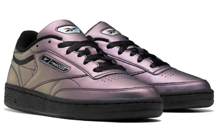 (WMNS) Reebok Club C 85 'Black Iridiscent' EF3285