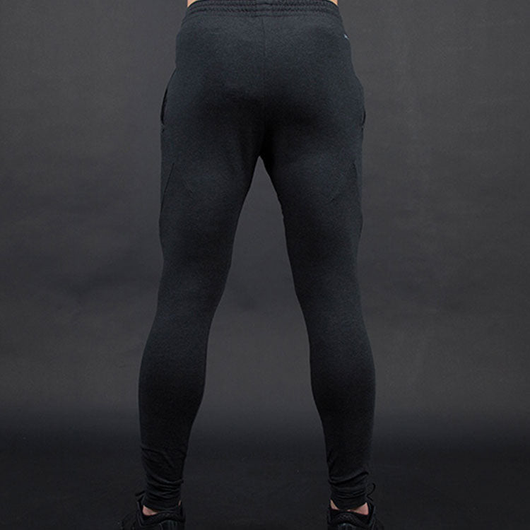 Men's Air Jordan Solid Color Elastic Waistband Slim Fit Sports Pants/Trousers/Joggers Black 861554-010