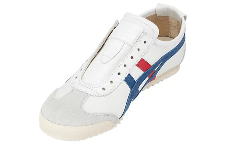 Onitsuka Tiger Mexico Slip-On Deluxe 'White Blue Red' 1182A134-100