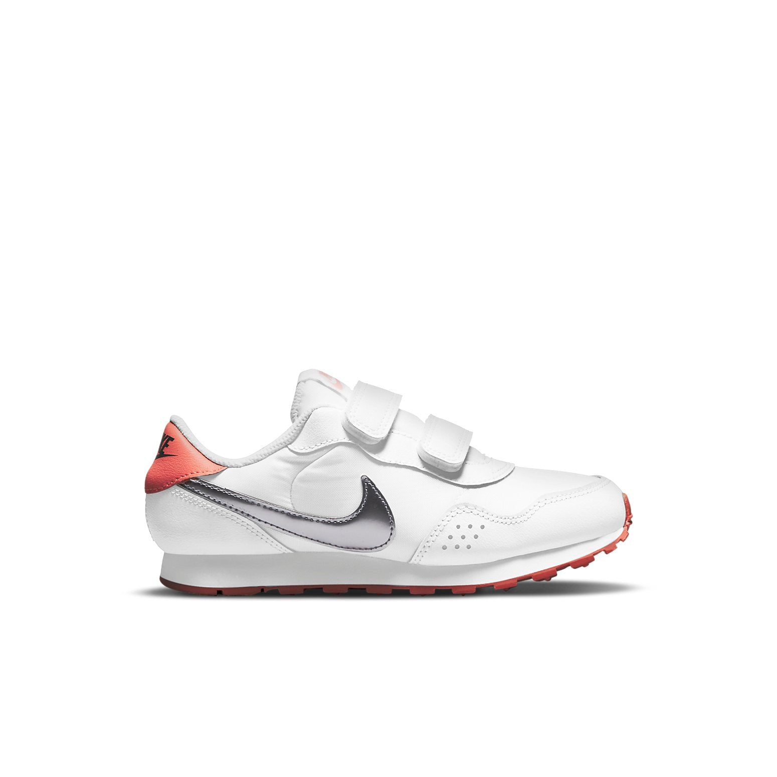 (PS) Nike MD Valiant White Metallic Silver 'White Orange' CN8559-101