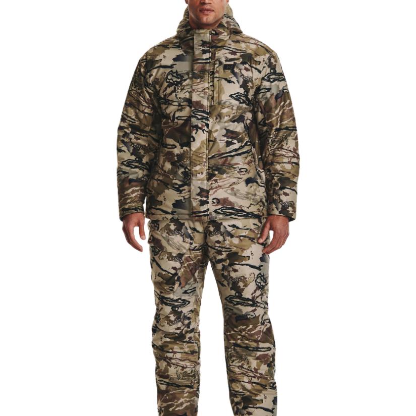 Under Armour Stormproof ColdGear Infrared Deep Freeze Jacket 'Green Brown Camo' 1372598-989