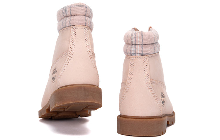 (WMNS) Timberland Lindon Woods 6 Inch Waterproof Boot 'Pink Nubuck and Printed Collar' A2BBR662