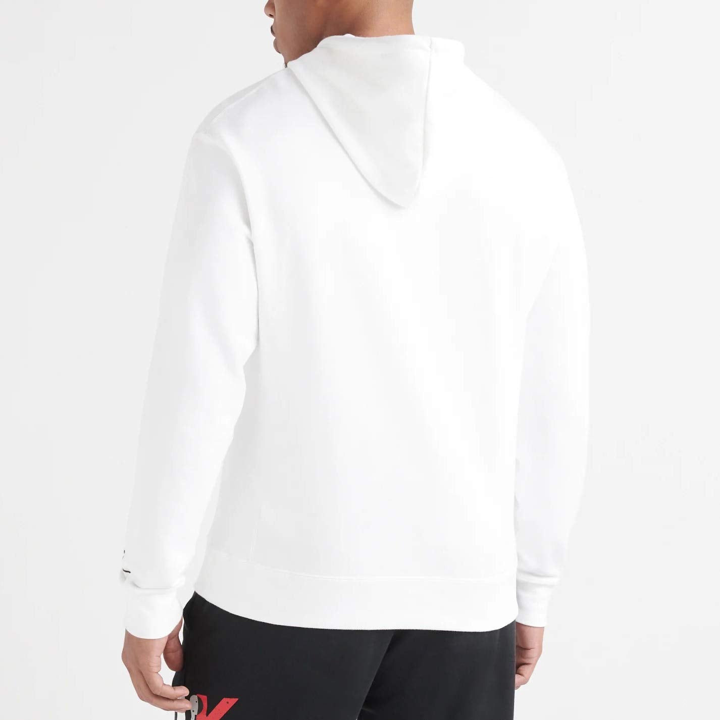 Air Jordan 4 M J Lgc Po Chest Printing Drawstring Hoodie 'White' CQ8291-100