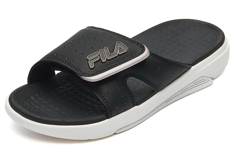 (WMNS) FILA Heritage FHT Sports Slipper GS Black A12W122702FBK