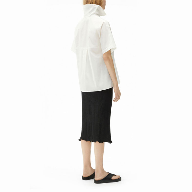 KENZO SS21 520 Series Chest Printing Pattern White Shirt FB52CH0401LA-01